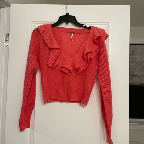 Free People Rhia ruffle cashmere pullover - Picture 5 of 5